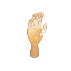 Dřevěná ruka ženská 25 cm